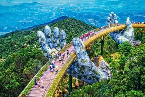 Ba Na Hills og Golden Bridge DA tur fra Da Nang