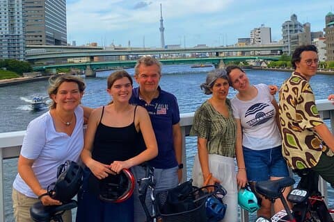 Tokyo 3 timers E-sykkel tur av byen Bayside områder