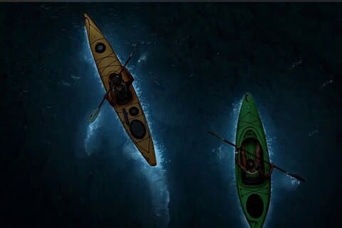 Cat Ba Sunset & Sparkling Avventura in Plancton Kayak Bioluminescente