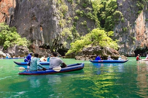 Tour di un giorno della baia di Phang Nga e dell'isola di James Bond da Phuket