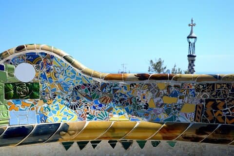 Barcelona: Park Güell guidet tur med inngangsbillett
