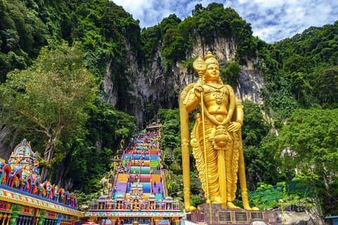 Excursão de meio dia de Kuala Lumpur Suburbs Batu Caves