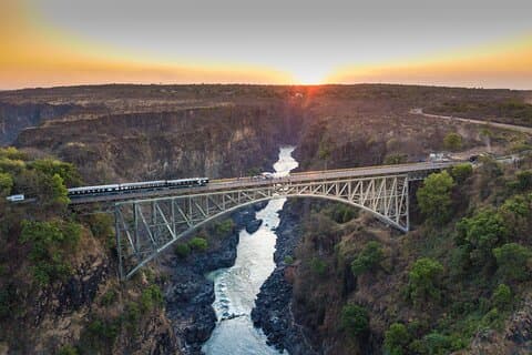 Luxury Vintage Rail and Fine Dining to Victoria Falls