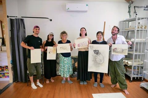Life Drawing Class - Kunstverksted hos Art Tutor Hanoi