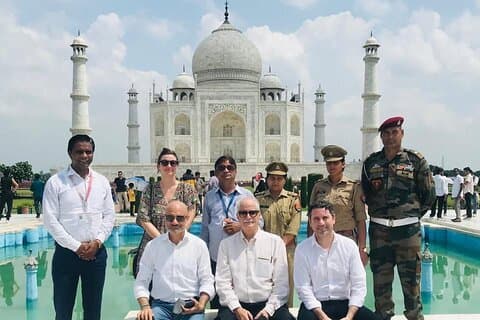Vanuit Delhi Privé Agra Tour met Sunrise Tajmahal (alleen Gids )