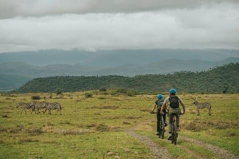 Hells Gate Nationalpark med elcykel og Lake Naivasha