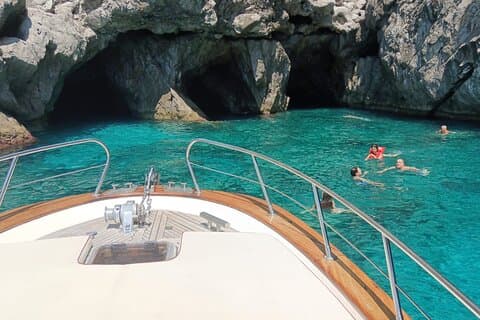 Halbtägige private Bootstour auf Capri