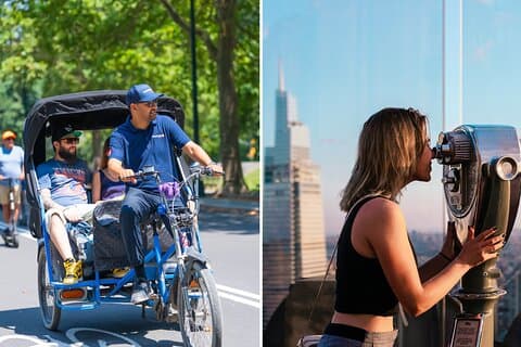 Central Park Pedicab Tour com acesso ao topo da rocha