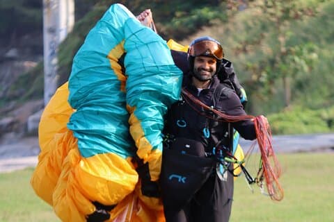 Parapente à São Conrado, Rio de Janeiro