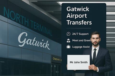 Gatwick Flygplats Privat Transfer till från London