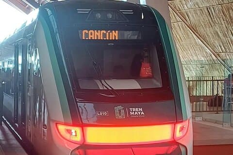 Mayan train transportation Cancun from Cancun to 8 passengers