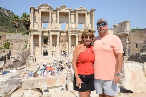 Visite privée de luxe d'Éphèse et Pamukkale depuis le port de Kusadasi