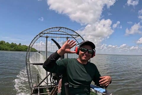 Airboat og ATV Jungle Adventure Combo i Cancun