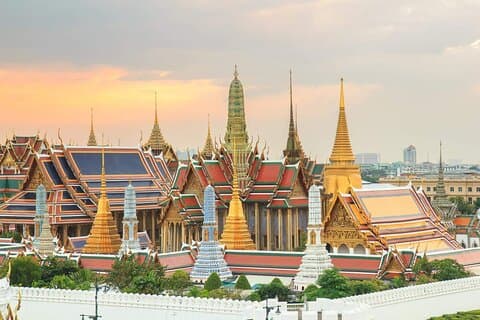 Tour a piedi di mezza giornata del Grand Palace e del Buddha di Smeraldo da Bangkok