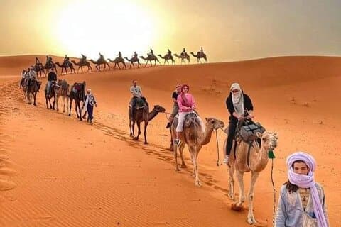 2-daags Sahara woestijnavontuur van Fez naar Merzouga met Camel Trek