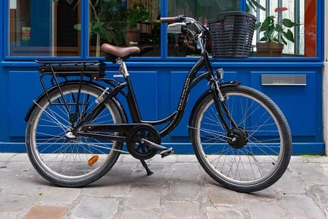 Paris E Fahrradverleih im Stadtzentrum von Le Marais