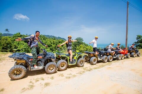 Koh Samui Off Road ATV con punti panoramici nascosti sulle montagne