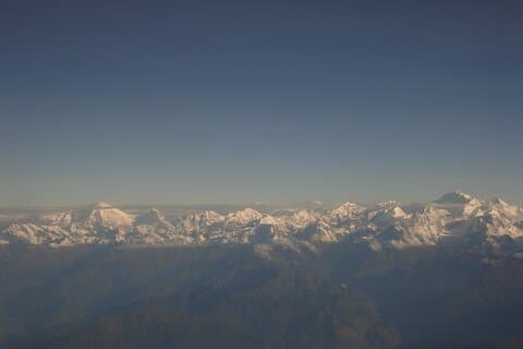 Tour di volo dell'Everest in aereo con prelievo dall'hotel