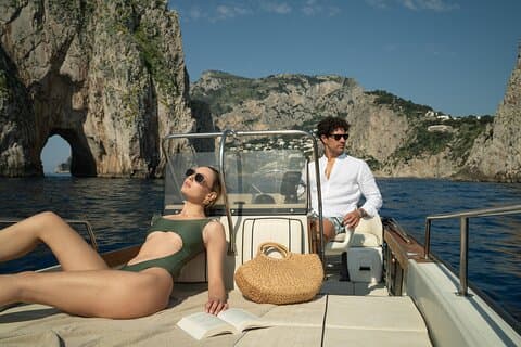 Eksklusiv bådtur til Capri og Den Blå Grotte