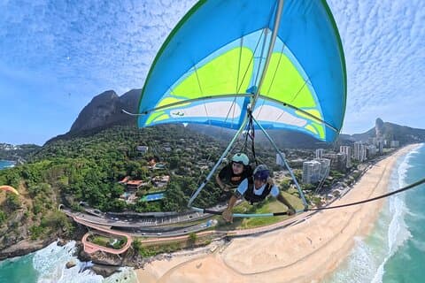 Hanggliding & paragliding Rio de Janeiro på Pedra Bonita