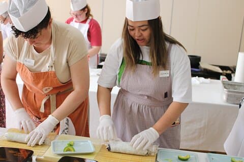 Sushi Cooking Class and Ingredient Shopping Tour