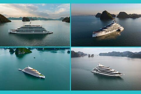2 - Dag Halong Bay 6 - Luxe sterrencruise met meerdere opties
