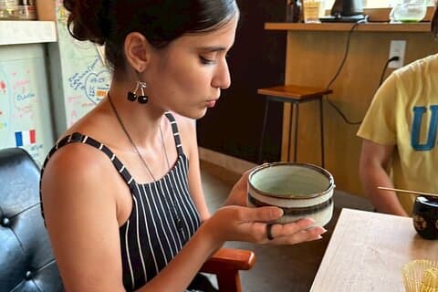 Kimono styling experience and matcha-making