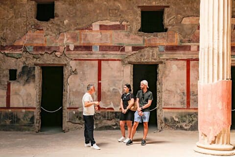 Private Pompeji Tour, Weinprobe und Mittagessen mit Abholung