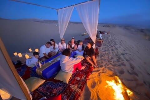 Sunset Sandboarding i Agadir med middag under stjernerne