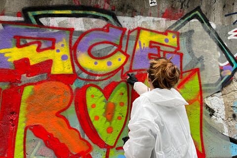 Experiencia en el taller de graffiti de Sarajevo - Trebević Olympic Bobsleigh
