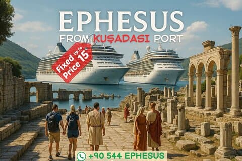 Visite privée d'Ephèse de KUSADASI (Inc. Lunch& Experience Museum)