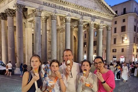 Rom Familie Golf Cart Tour med Gelato