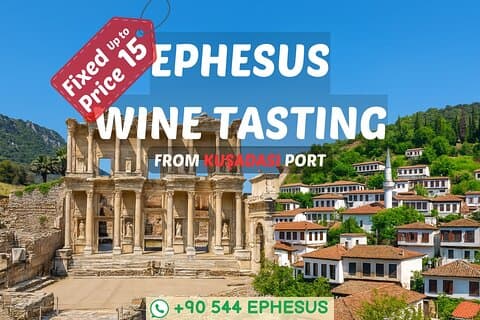 Ephesus & Şirince Village com almoço e degustação de vinho (Preço fixo)