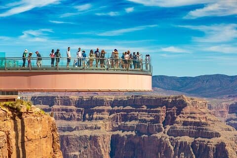 Passeio pelo Grand Canyon em espanhol com acesso ao Skywalk e almoço