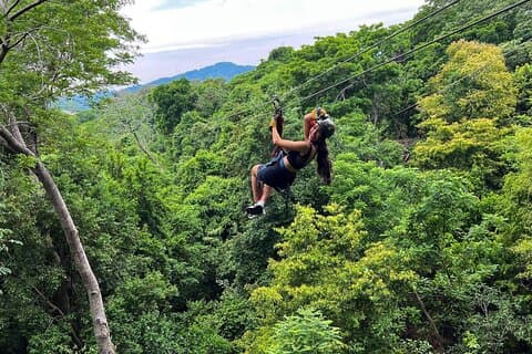 Caving and Ziplining Adventure Activity