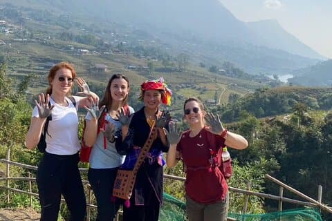 1 - Tag Sapa Trekking : Reisterrassen und lokale Dörfer