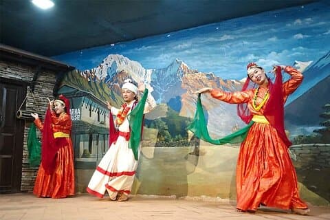 Dîner avec spectacle culturel à Kathmandu
