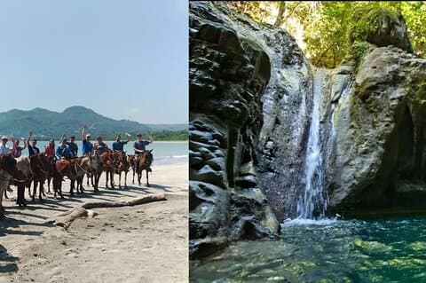 Pacote: Cachoeiras e passeio a cavalo com almoço típico dominicano.