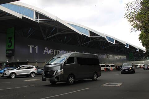 Ritiro o riconsegna all'aeroporto internazionale del Messico