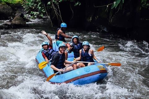 Bali Ubud wildwaterrafttour met groepstransfers en lunch