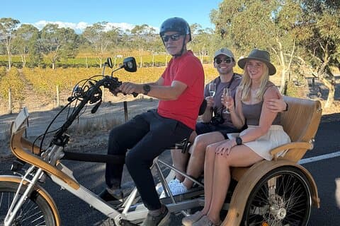 eTukTuk Abenteuer von Shirvington Wines - McLaren Vale