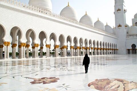 From Dubai: Abu Dhabi Day-Trip Grand Mosque, Royal Palace & Lunch