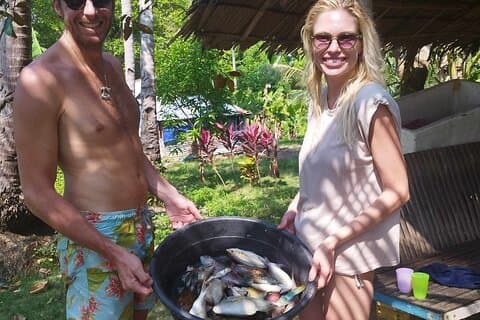 El Nido Palawan pesca con pescadores locales con almuerzo