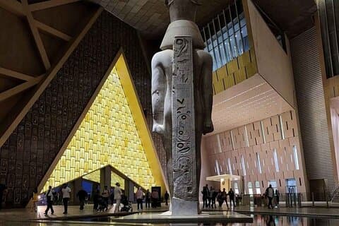 Half Day tour Grand Egyptian Museum and felucca