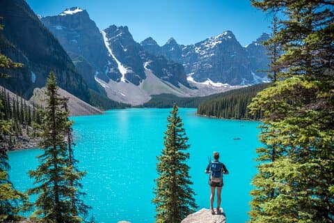 Lake Louise and Moraine Lake Afternoon tour in Canmore and Banff