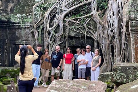 Een volledige dag Angkor Wat Tempel Tour door Tuk Tuk