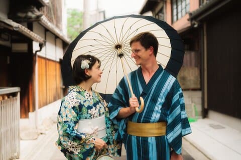 京都のグループ、プライベート撮影会カップル
