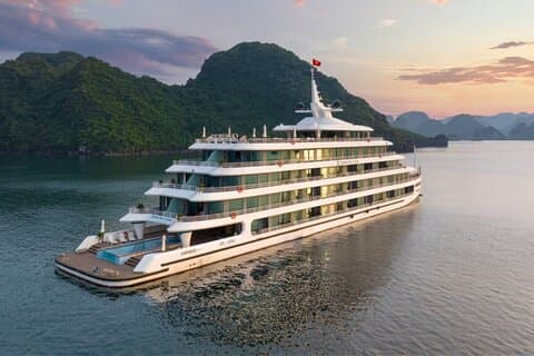 Catherine Cruises Ha Long Bay 2D1N 6 Star Luxury Cruise with Pool