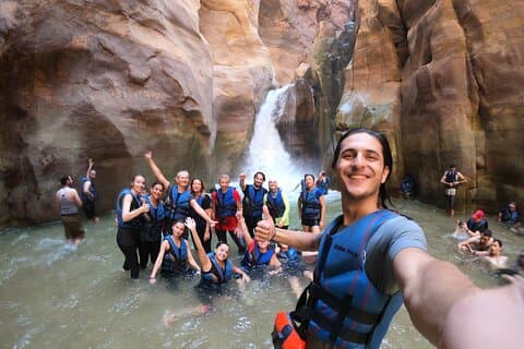Wadi Mujib Canyoning Avventura in Giordania