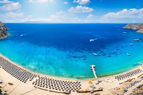 Landausflug Entspannen Sie sich am Strand und erkunden Sie Mykonos Stadt